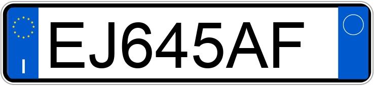 Numer rejestracyjny EJ645AF posiada OPEL Astra 4a serie