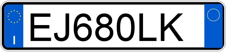 Numer rejestracyjny EJ680LK posiada TOYOTA Yaris 2a serie Numer rejestracyjny EJ680LK posiada TOYOTA Yaris 2a serie