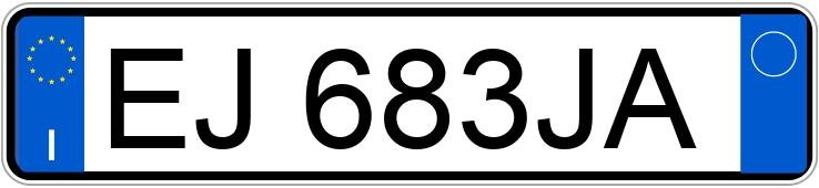 Numer rejestracyjny EJ683JA posiada ALFA ROMEO MiTo