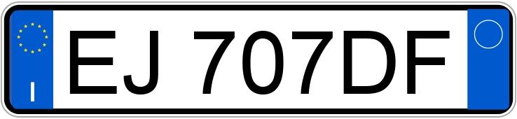 Numer rejestracyjny EJ707DF posiada ford focus