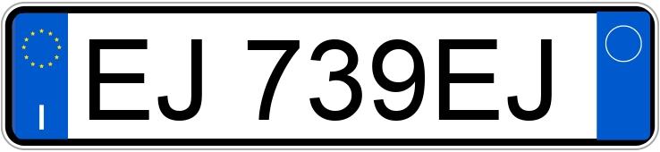 Numer rejestracyjny EJ739EJ posiada ALFA ROMEO MiTo