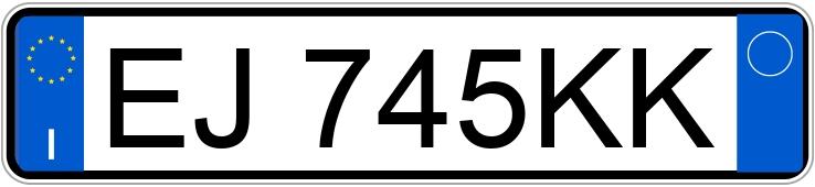 Numer rejestracyjny EJ745KK posiada OPEL Corsa 4a serie