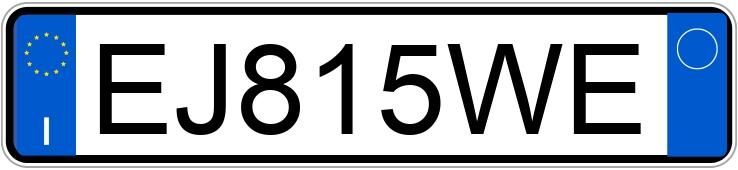 Numer rejestracyjny EJ815WE posiada VOLVO S80