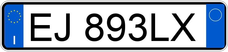 Numer rejestracyjny EJ893LX posiada VOLVO V60