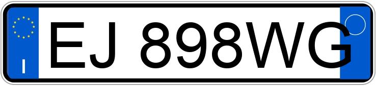 Numer rejestracyjny EJ898WG posiada VOLKSWAGEN Polo 5a serie