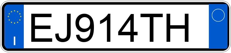 Numer rejestracyjny EJ914TH posiada VOLKSWAGEN Golf 6a serie