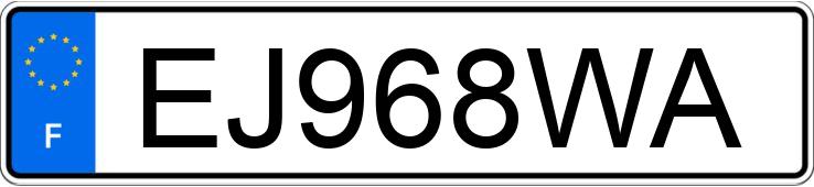Numer rejestracyjny EJ968WA posiada ALFA ROMEO 4C 1750 TBI 240