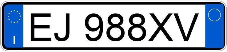 Numer rejestracyjny EJ988XV posiada MINI Mini Countrym. Numer rejestracyjny EJ988XV posiada MINI Mini Countrym.