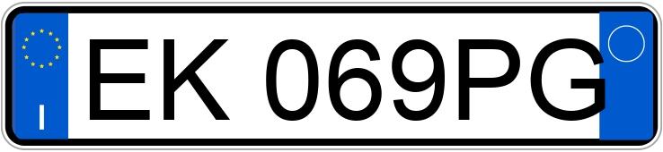 Numer rejestracyjny EK069PG posiada MERCEDES Classe A