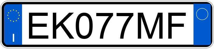 Numer rejestracyjny EK077MF posiada LANCIA Delta