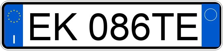 Numer rejestracyjny EK086TE posiada PEUGEOT 308 1a serie