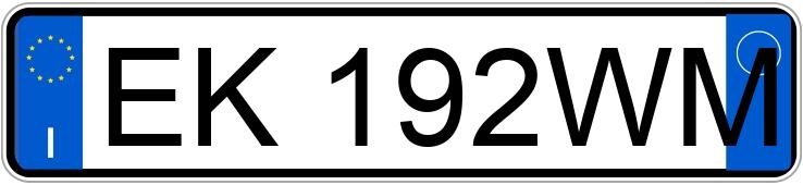 Numer rejestracyjny EK192WM posiada CHEVROLET Spark Numer rejestracyjny EK192WM posiada CHEVROLET Spark