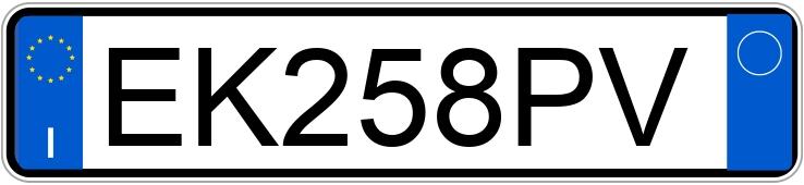 Numer rejestracyjny EK258PV posiada VOLKSWAGEN Polo 5a serie