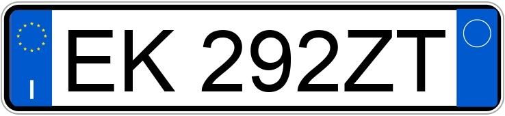 Numer rejestracyjny EK292ZT posiada VOLKSWAGEN Golf 6a serie Numer rejestracyjny EK292ZT posiada VOLKSWAGEN Golf 6a serie