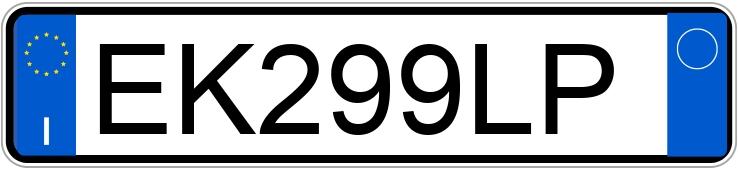 Numer rejestracyjny EK299LP posiada MERCEDES Classe B