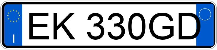 Numer rejestracyjny EK330GD posiada FORD Fiesta 6a serie