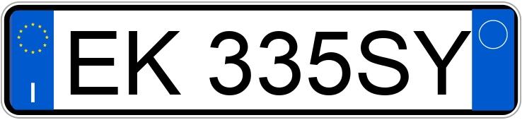 Numer rejestracyjny EK335SY posiada RENAULT Scenic 3a serie Numer rejestracyjny EK335SY posiada RENAULT Scenic 3a serie