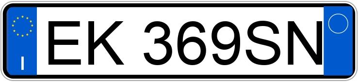 Numer rejestracyjny EK369SN posiada HYUNDAI i10 1a serie