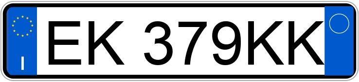 Numer rejestracyjny EK379KK posiada NISSAN Qashqai 1a serie