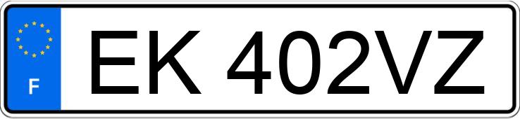 Numer rejestracyjny EK402VZ posiada PEUGEOT 3008