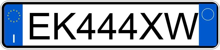 Numer rejestracyjny EK444XW posiada VOLKSWAGEN Passat 7a serie Numer rejestracyjny EK444XW posiada VOLKSWAGEN Passat 7a serie
