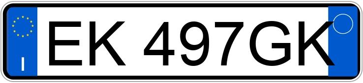 Numer rejestracyjny EK497GK posiada BMW Serie 3 Numer rejestracyjny EK497GK posiada BMW Serie 3