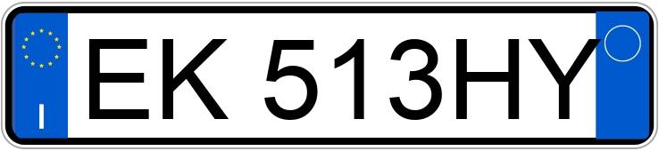 Numer rejestracyjny EK513HY posiada VOLKSWAGEN Golf 6a serie Numer rejestracyjny EK513HY posiada VOLKSWAGEN Golf 6a serie