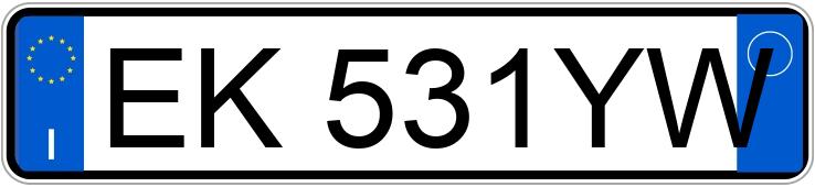 Numer rejestracyjny EK531YW posiada CITROEN C3 2a serie Numer rejestracyjny EK531YW posiada CITROEN C3 2a serie
