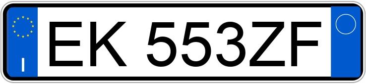 Numer rejestracyjny EK553ZF posiada VOLKSWAGEN Polo 5a serie Numer rejestracyjny EK553ZF posiada VOLKSWAGEN Polo 5a serie