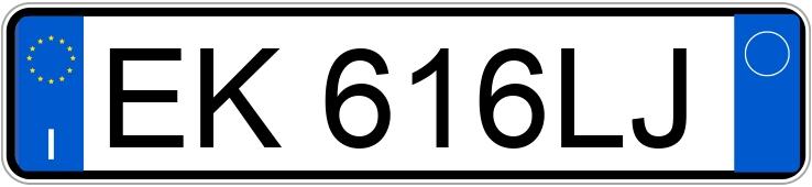 Numer rejestracyjny EK616LJ posiada BMW Serie 5 Numer rejestracyjny EK616LJ posiada BMW Serie 5