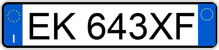 Numer rejestracyjny EK643XF posiada VOLKSWAGEN Polo 5a serie Numer rejestracyjny EK643XF posiada VOLKSWAGEN Polo 5a serie