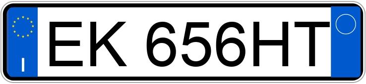 Numer rejestracyjny EK656HT posiada CITROEN C3 2a serie