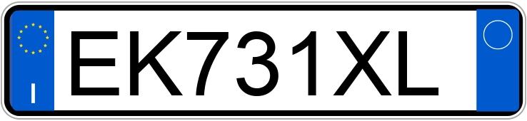 Numer rejestracyjny EK731XL posiada ALFA ROMEO Giulietta Numer rejestracyjny EK731XL posiada ALFA ROMEO Giulietta