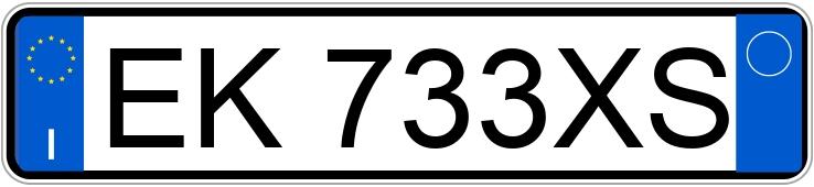 Numer rejestracyjny EK733XS posiada KIA Rio 3a serie