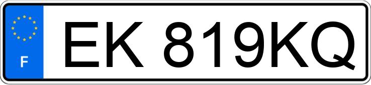 Numer rejestracyjny EK819KQ posiada FIAT DUCATO