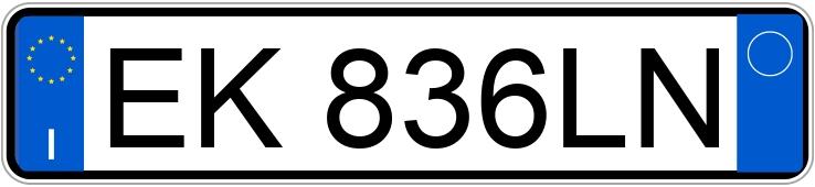 Numer rejestracyjny EK836LN posiada LANCIA Dedra