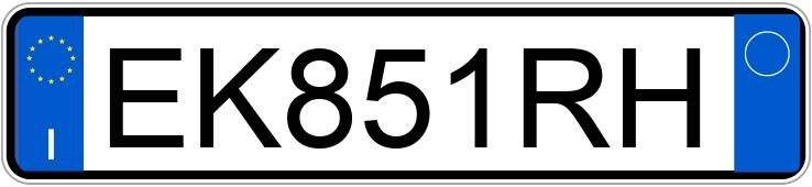 Numer rejestracyjny EK851RH posiada AUDI A4 4a serie Numer rejestracyjny EK851RH posiada AUDI A4 4a serie