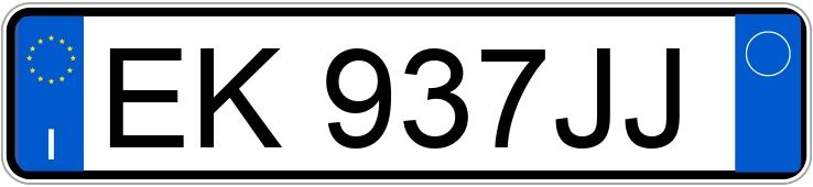 Numer rejestracyjny EK937JJ posiada FIAT Freemont