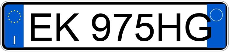 Numer rejestracyjny EK975HG posiada FIAT Bravo 2a serie Numer rejestracyjny EK975HG posiada FIAT Bravo 2a serie