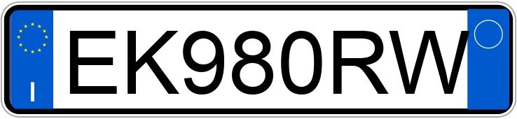 Numer rejestracyjny EK980RW posiada CHEVROLET Aveo 2a serie Numer rejestracyjny EK980RW posiada CHEVROLET Aveo 2a serie