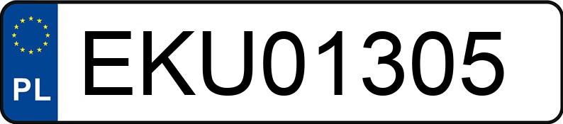 Numer rejestracyjny EKU01305 posiada BMW 525 Diesel Kat. MR`01 E39 525 Diesel Kat. MR`01 E39