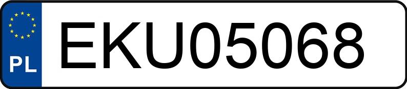 Numer rejestracyjny EKU 05068 posiada BMW 320 D - EKU05068