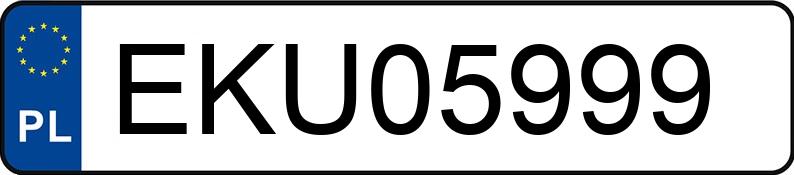 Numer rejestracyjny EKU 05999 posiada VOLKSWAGEN The Beetle MR`11 E6 Design BMT - EKU05999