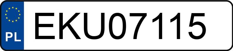 Numer rejestracyjny EKU 07115 posiada TOYOTA VERSO - EKU07115