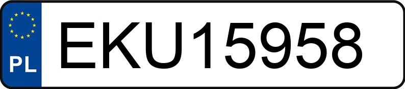 Numer rejestracyjny EKU 15958 posiada AUDI A6 - EKU15958