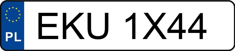 Numer rejestracyjny EKU1X44 posiada AUDI A4 Avant 1.9 TDi Kat. MR`00 E3 8E A4 Avant 1.9 TDi Kat. MR`00 E3 8E