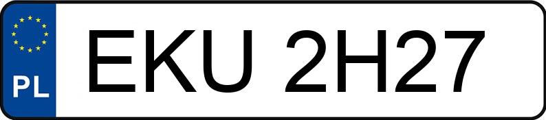 Numer rejestracyjny EKU 2H27 posiada YAMAHA Skutery do 50 ccm CW 50 Spy Kat. - EKU2H27