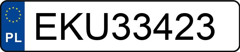 Numer rejestracyjny EKU 33423 posiada FS-LUBLIN ŻUK A 760 6B - EKU33423
