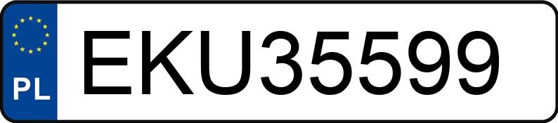 Numer rejestracyjny EKU 35599 posiada VOLKSWAGEN GOLF - EKU35599