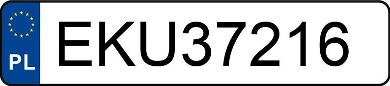 Numer rejestracyjny EKU 37216 posiada VOLVO FH - EKU37216